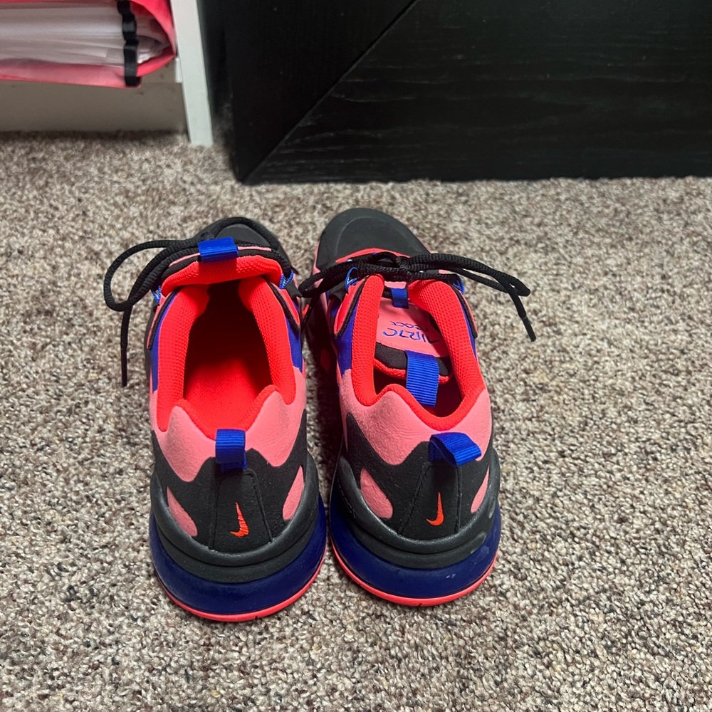 Nike Kids' Black and Pink Sneakers